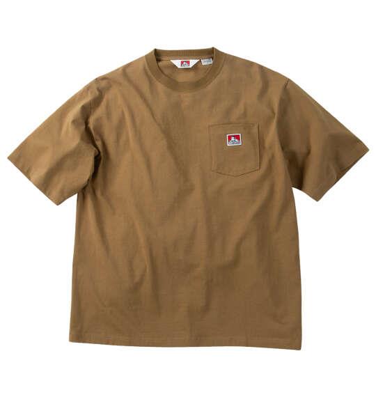 大きいサイズ メンズ BEN DAVIS BEN'Sポケット付 半袖 Tシャツ キャメル 1278-4570-6 3L 4L 5L 6L