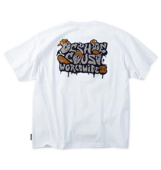 大きいサイズ メンズ DCSHOES 26SK CREW 半袖 Tシャツ ホワイト 1278-6230-1 3L 4L 5L 6L