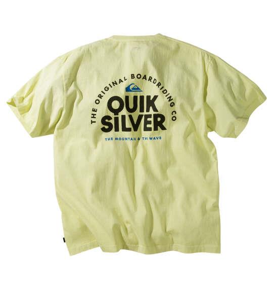 大きいサイズ メンズ Quiksilver PG FUNDAMENTAL RIDE 半袖 Tシャツ ライトイエロー 1278-6267-1 3L 4L 5L 6L