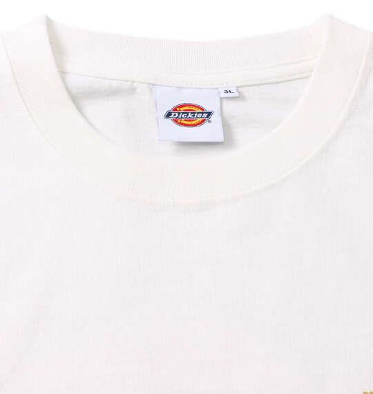 大きいサイズ メンズ DICKIES ハンドドローイング 半袖 Tシャツ ホワイト 1278-6531-1 3L 4L 5L
