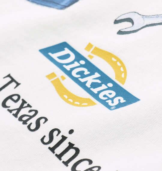 大きいサイズ メンズ DICKIES ハンドドローイング 半袖 Tシャツ ホワイト 1278-6531-1 3L 4L 5L