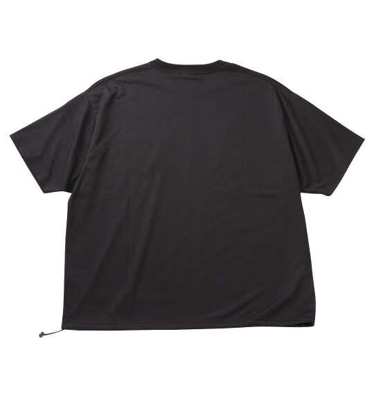 大きいサイズ メンズ DICKIES ポリエステルドローコードポケット 半袖 Tシャツ ブラック 1278-6532-2 3L 4L 5L