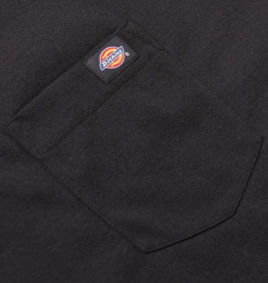 大きいサイズ メンズ DICKIES ポリエステルドローコードポケット 半袖 Tシャツ ブラック 1278-6532-2 3L 4L 5L