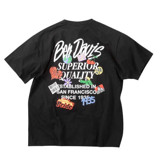 大きいサイズ メンズ BEN DAVIS グレイトフル 半袖 Tシャツ ブラック 1278-6581-2 3L 4L 5L 6L