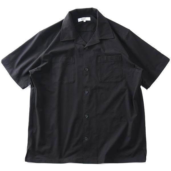 大きいサイズ メンズ DANIEL DODD シアサッカー 半袖 オープン シャツ 春夏新作 azsh-260213