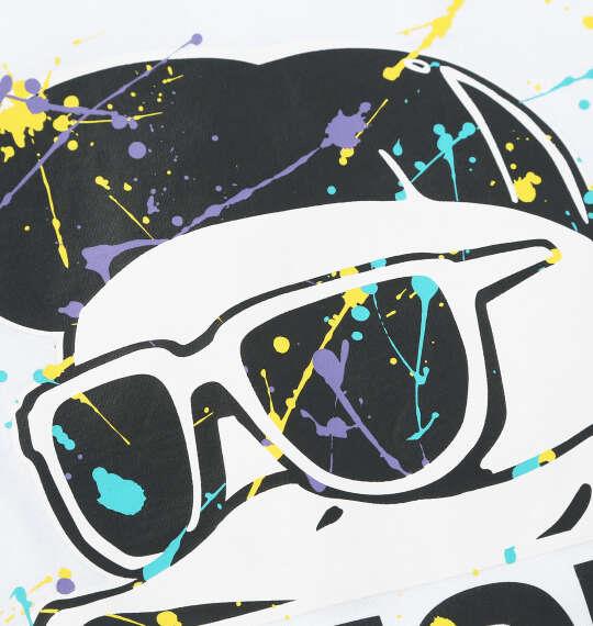 大きいサイズ メンズ b-one-soul DUCK DUDEスプラッシュロゴ 半袖 Tシャツ ホワイト 1258-6290-1 3L 4L 5L 6L