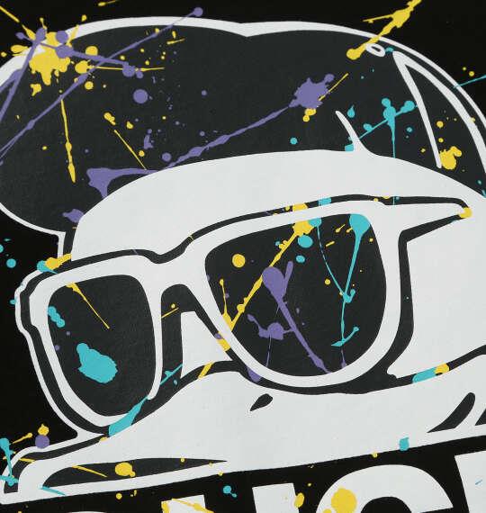 大きいサイズ メンズ b-one-soul DUCK DUDEスプラッシュロゴ 半袖 Tシャツ ブラック 1258-6290-2 3L 4L 5L 6L