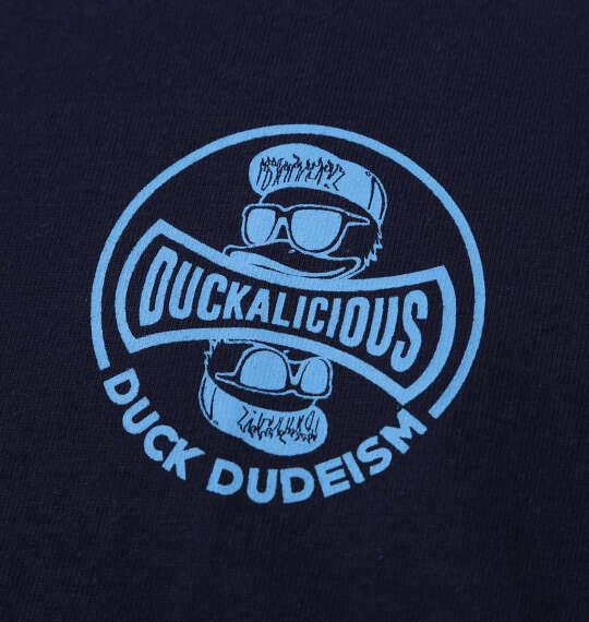 大きいサイズ メンズ b-one-soul DUCK DUDEシルバープリント 半袖 Tシャツ ダークネイビー 1258-6291-1 3L 4L 5L 6L