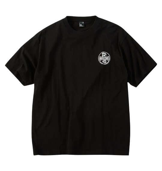 大きいサイズ メンズ b-one-soul DUCK DUDEシルバープリント 半袖 Tシャツ ブラック 1258-6291-2 3L 4L 5L 6L