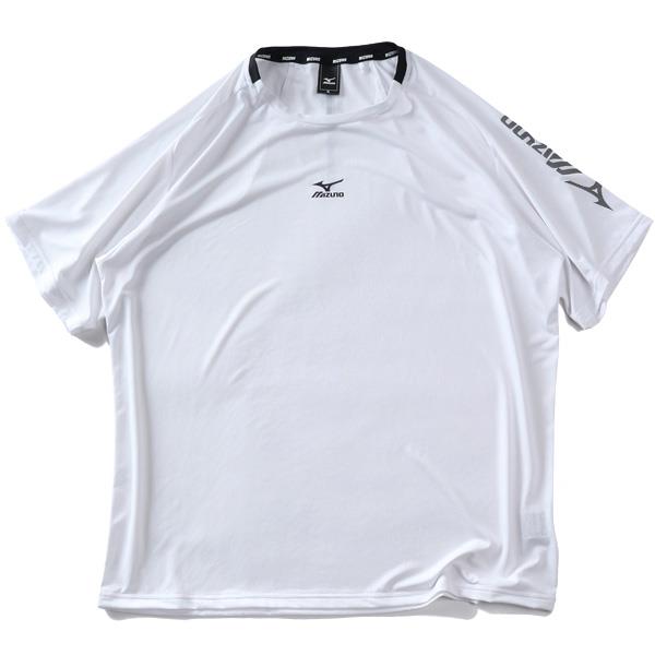大きいサイズ メンズ MIZUNO ミズノ 袖プリント トレーニング 半袖 Tシャツ 通気性 春夏新作 k2jadb15