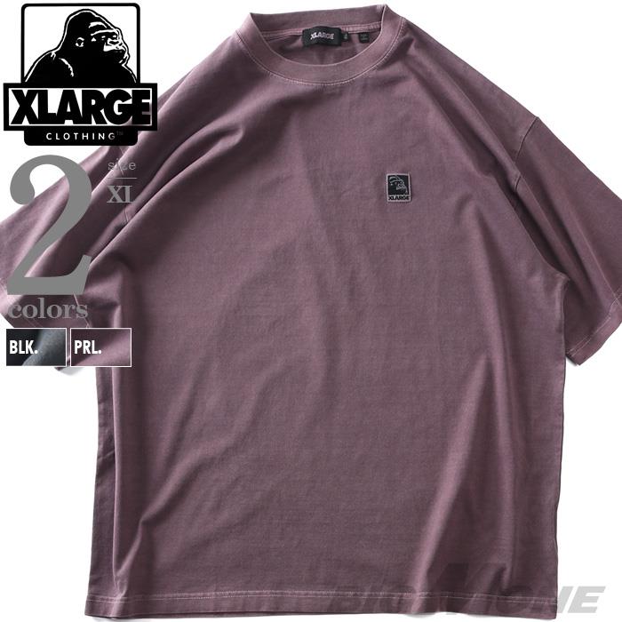 大きいサイズ メンズ XLARGE エクストララージ ロゴラベル 半袖 Tシャツ USA直輸入 201261011003