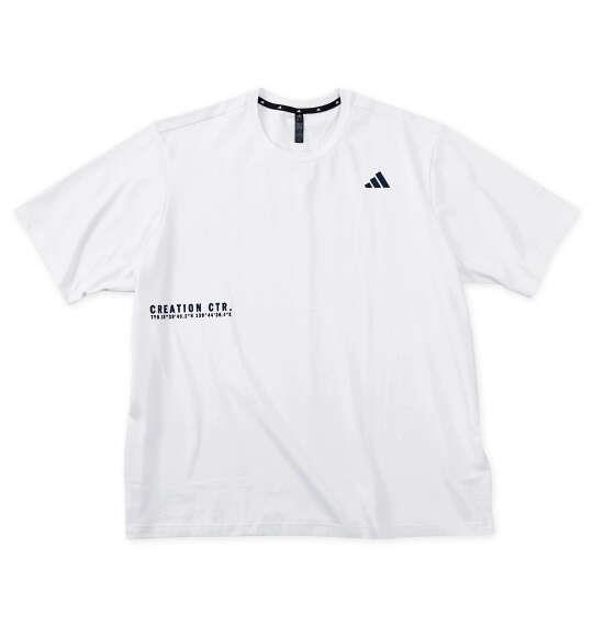 大きいサイズ メンズ adidas VERBIAGE 半袖 Tシャツ ホワイト 1248-6202-1 3XL 4XL 5XL