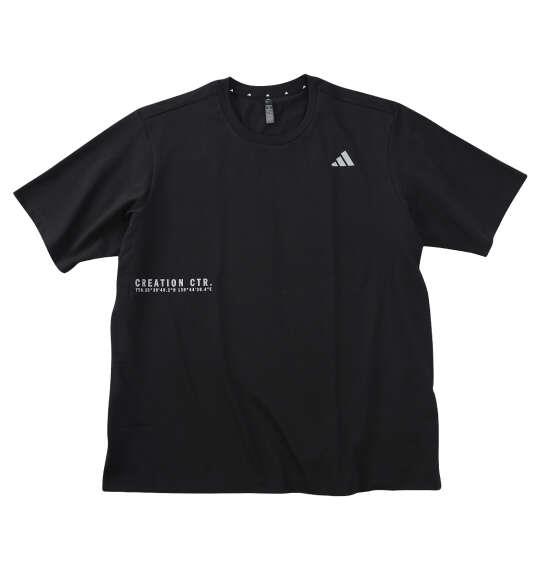 大きいサイズ メンズ adidas VERBIAGE 半袖 Tシャツ ブラック 1248-6202-2 3XL 4XL 5XL