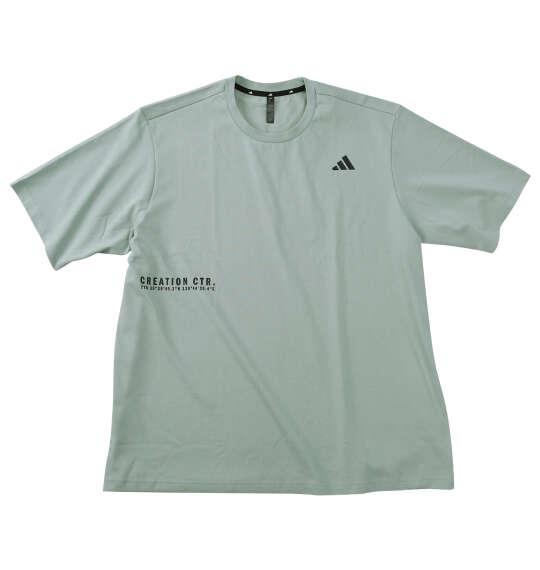 大きいサイズ メンズ adidas VERBIAGE 半袖 Tシャツ ワンダーセージ 1248-6202-4 3XL 4XL 5XL