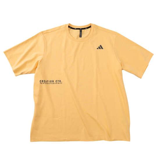 大きいサイズ メンズ adidas VERBIAGE 半袖 Tシャツ セミアイズタンジェリン 1248-6202-5 3XL 4XL 5XL