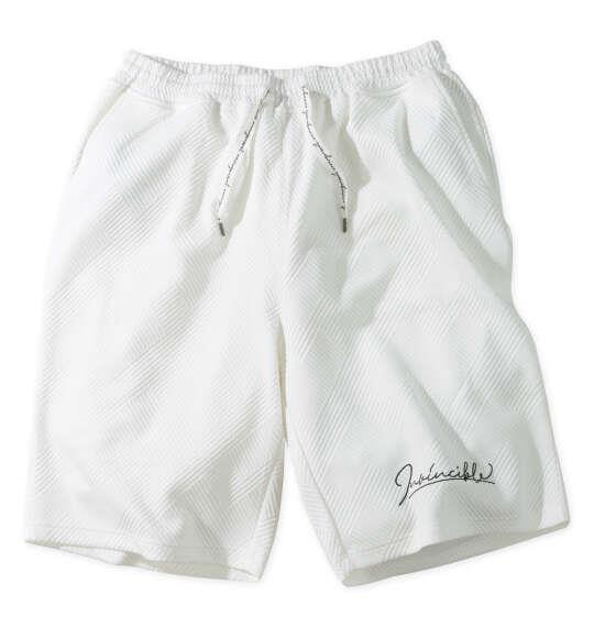 大きいサイズ メンズ in the attic 膨れジオメジャガード ハーフパンツ オフホワイト 1254-6210-1 3L 4L 5L 6L