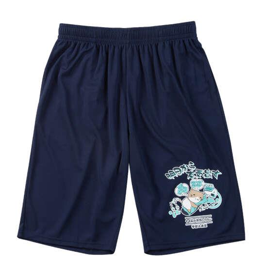 大きいサイズ メンズ NECOBUCHI-SAN DRYハニカムメッシュ ハーフパンツ ネイビー 1254-6220-1 3L 4L 5L 6L 8L