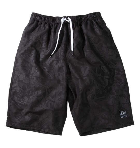 大きいサイズ メンズ OCEAN PACIFIC エンボスプリント サーフパンツ ブラック 1274-6237-2 3L 4L 5L 6L 8L