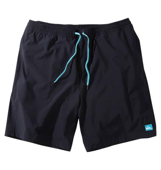 大きいサイズ メンズ Quiksilver SOLID VOLLEY 19NB 水陸両用 ショーツ ブラック 1274-6267-2 3L 4L 5L 6L