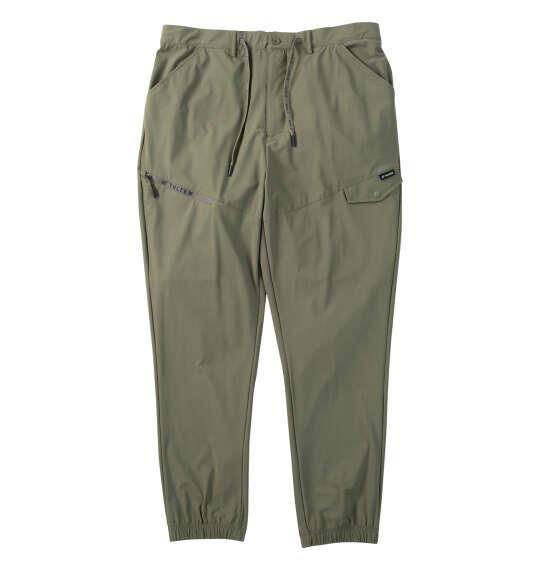 大きいサイズ メンズ TULTEX 冷感ストレッチ ジョガー パンツ カーキ 1274-6275-3 3L 4L 5L 6L 7L 8L