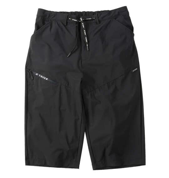 大きいサイズ メンズ TULTEX 冷感ストレッチ ハーフパンツ ブラック 1274-6276-2 3L 4L 5L 6L 7L 8L