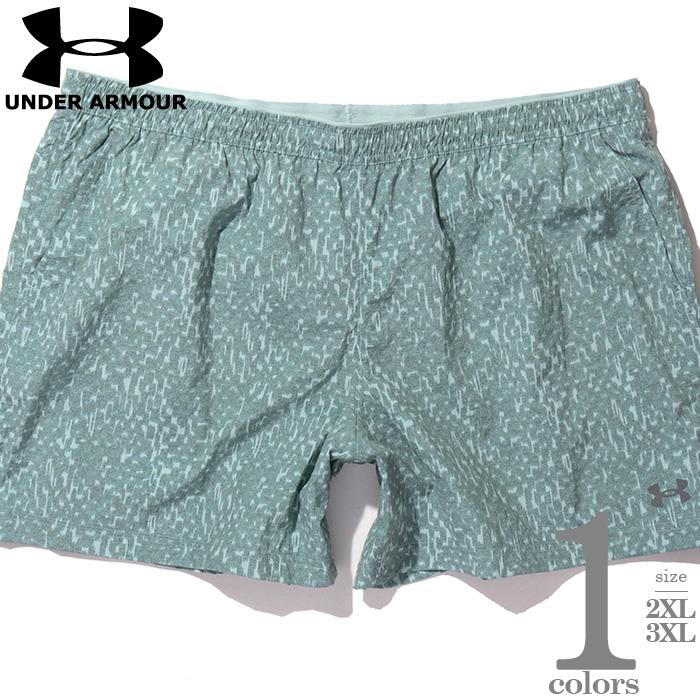 大きいサイズ メンズ UNDER ARMOUR アンダーアーマー 総柄 ショーツ ショートパンツ USA直輸入 6009178-477