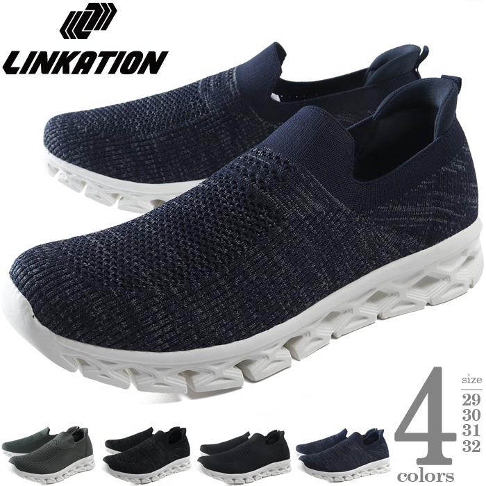 大きいサイズ メンズ LINKATION ハンズフリー スリッポン シューズ 靴 軽量 アスレジャー スポーツウェア 春夏新作 lksn-269001