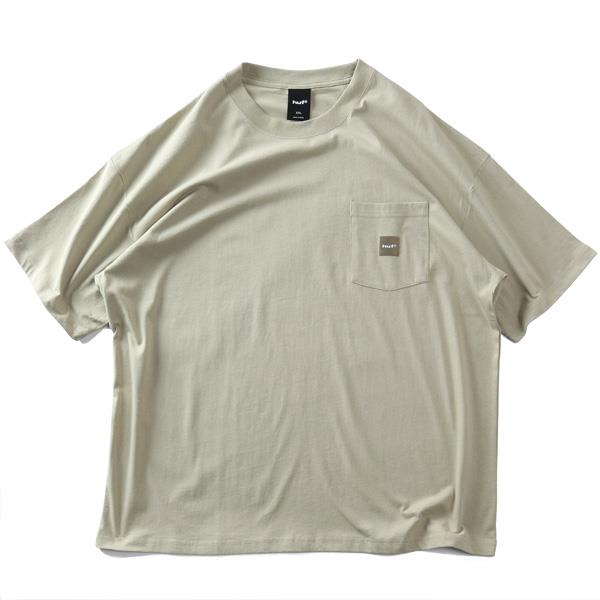 【ns623】大きいサイズ メンズ HUF ハフ ポケット付 半袖 Tシャツ BOX LOGO SS POCKET TEE USA直輸入 ts02617