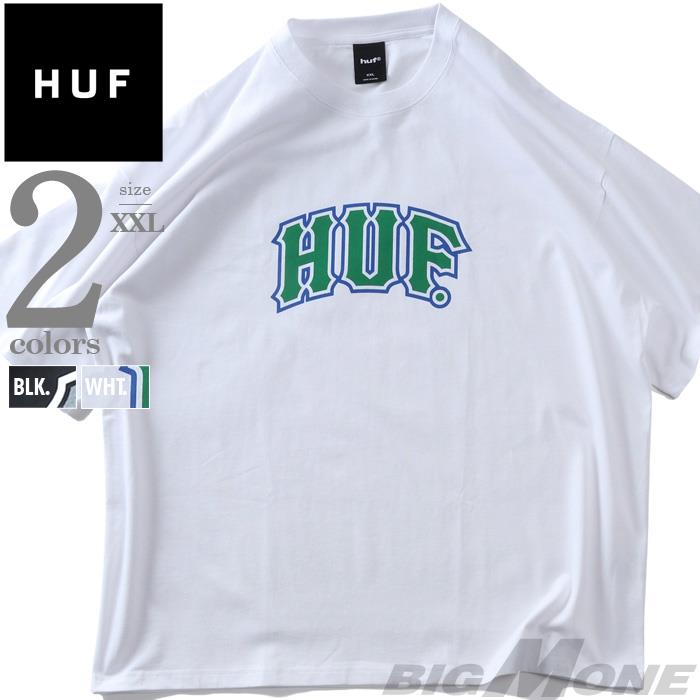 【ns623】大きいサイズ メンズ HUF ハフ プリント 半袖 Tシャツ CLASSIC ARCH SS TEE USA直輸入 ts02618