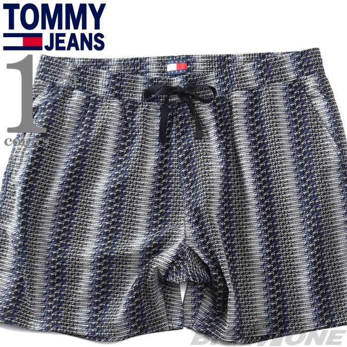 【ns623】大きいサイズ メンズ TOMMY JEANS トミージーンズ 総柄 ショートパンツ ショーツ AOP SHORT USA直輸入 dm0dm22829