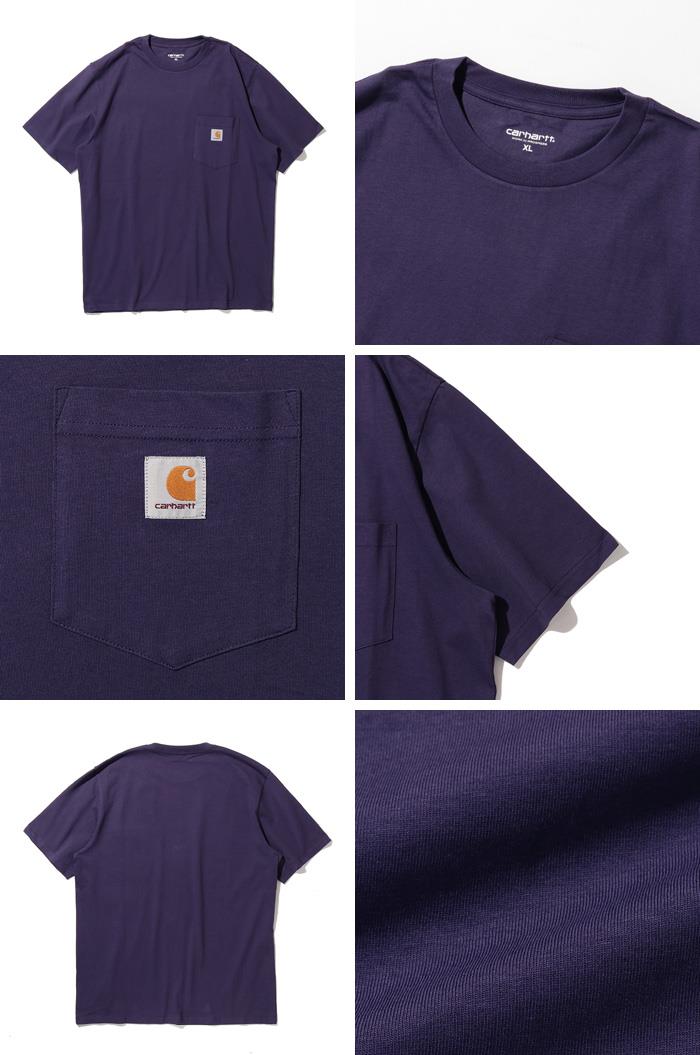 【ns623】大きいサイズ メンズ CARHARTT カーハート ポケット付 半袖 Tシャツ USA直輸入 i030434