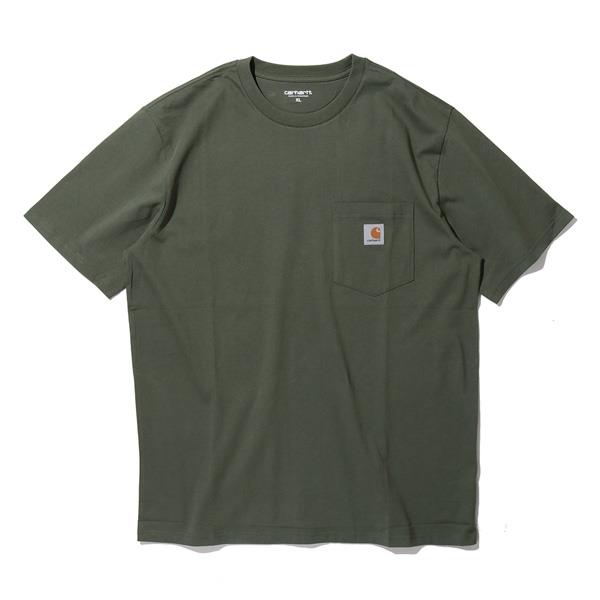 【ns623】大きいサイズ メンズ CARHARTT カーハート ポケット付 半袖 Tシャツ USA直輸入 i030434