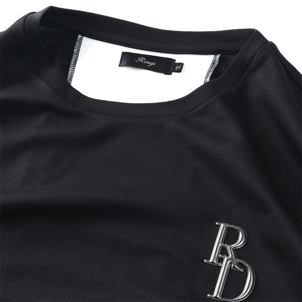 【ns623】大きいサイズ メンズ RINGS リングス メタルプリント 半袖 Tシャツ 春夏新作 126561