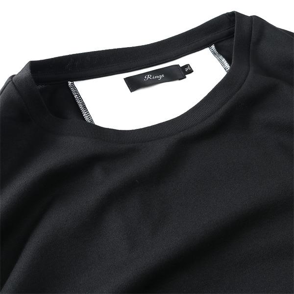 【ns623】大きいサイズ メンズ RINGS リングス メタルプリント 半袖 Tシャツ 春夏新作 126561