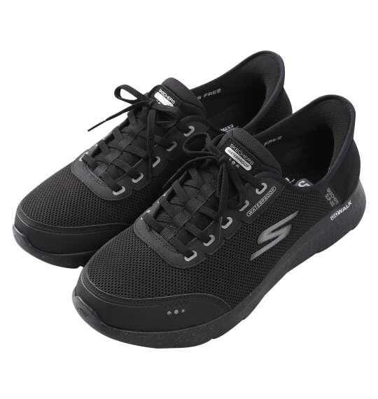 大きいサイズ メンズ SKECHERS スニーカー SLIP-INS GO WALK FLEX ブラック 1240-6260-1 30 31