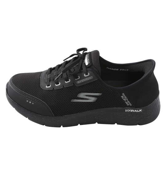 大きいサイズ メンズ SKECHERS スニーカー SLIP-INS GO WALK FLEX ブラック 1240-6260-1 30 31
