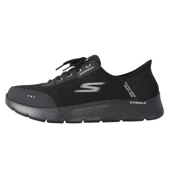 大きいサイズ メンズ SKECHERS スニーカー SLIP-INS GO WALK FLEX ブラック 1240-6260-1 30 31