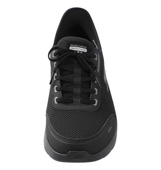 大きいサイズ メンズ SKECHERS スニーカー SLIP-INS GO WALK FLEX ブラック 1240-6260-1 30 31