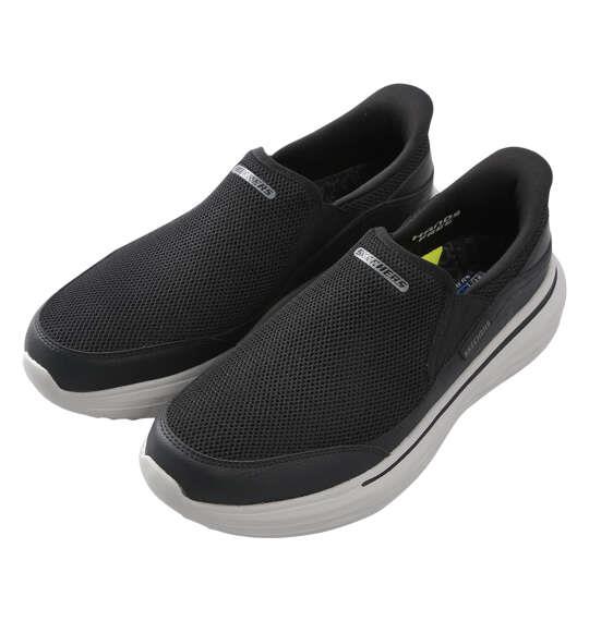 大きいサイズ メンズ SKECHERS スニーカー SLIP-INS NEVARRO ブラック 1240-6262-2 30 31 32