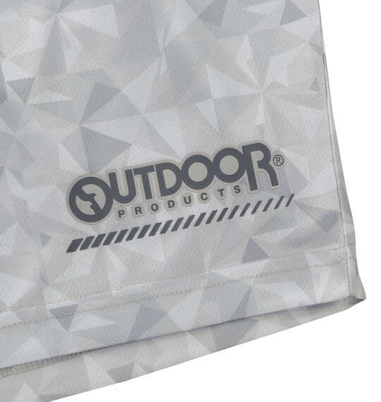 大きいサイズ メンズ OUTDOOR PRODUCTS DRYメッシュ総柄 ハーフパンツ グレー 1254-6205-1 3L 4L 5L 6L 7L 8L