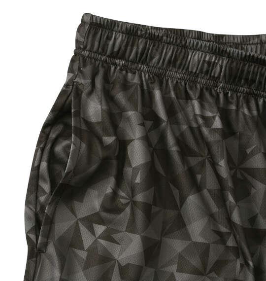 大きいサイズ メンズ OUTDOOR PRODUCTS DRYメッシュ総柄 ハーフパンツ ブラック 1254-6205-2 3L 4L 5L 6L 7L 8L