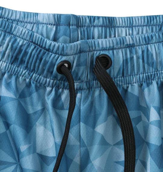 大きいサイズ メンズ OUTDOOR PRODUCTS DRYメッシュ総柄 ハーフパンツ ブルー 1254-6205-3 3L 4L 5L 6L 7L 8L
