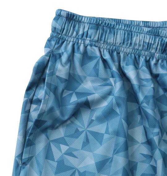 大きいサイズ メンズ OUTDOOR PRODUCTS DRYメッシュ総柄 ハーフパンツ ブルー 1254-6205-3 3L 4L 5L 6L 7L 8L
