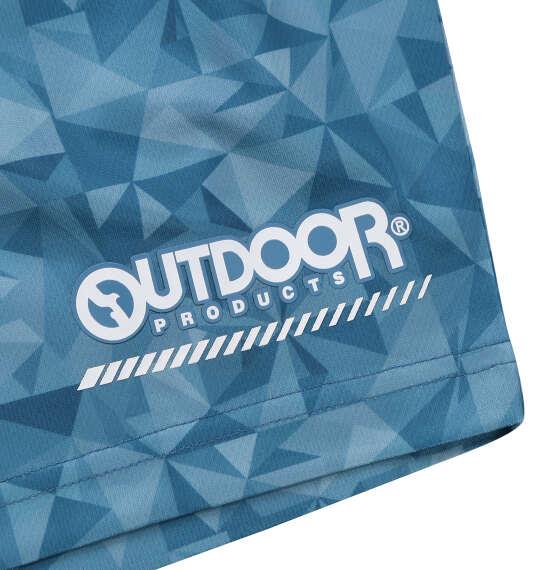 大きいサイズ メンズ OUTDOOR PRODUCTS DRYメッシュ総柄 ハーフパンツ ブルー 1254-6205-3 3L 4L 5L 6L 7L 8L