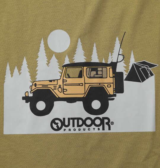 大きいサイズ メンズ OUTDOOR PRODUCTS 天竺 半袖 Tシャツ カーキ 1258-6211-1 3L 4L 5L 6L 7L 8L
