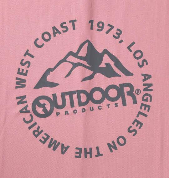大きいサイズ メンズ OUTDOOR PRODUCTS DRYメッシュ 半袖 Tシャツ ピンク 1258-6214-3 3L 4L 5L 6L 7L 8L