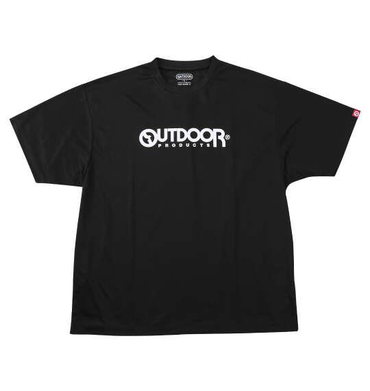 大きいサイズ メンズ OUTDOOR PRODUCTS DRYメッシュ 半袖 Tシャツ ブラック 1258-6215-2 3L 4L 5L 6L 7L 8L