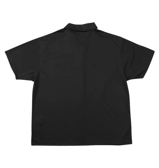 大きいサイズ メンズ OUTDOOR PRODUCTS DRYメッシュ 半袖 ポロシャツ ブラック 1258-6217-2 3L 4L 5L 6L 7L 8L
