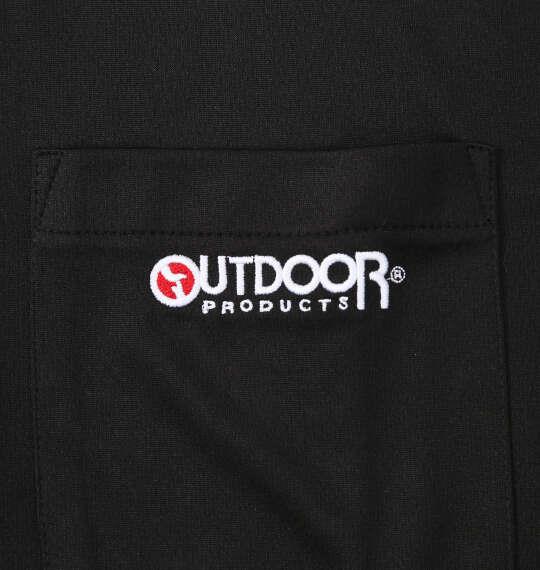 大きいサイズ メンズ OUTDOOR PRODUCTS DRYメッシュ 半袖 ポロシャツ ブラック 1258-6217-2 3L 4L 5L 6L 7L 8L