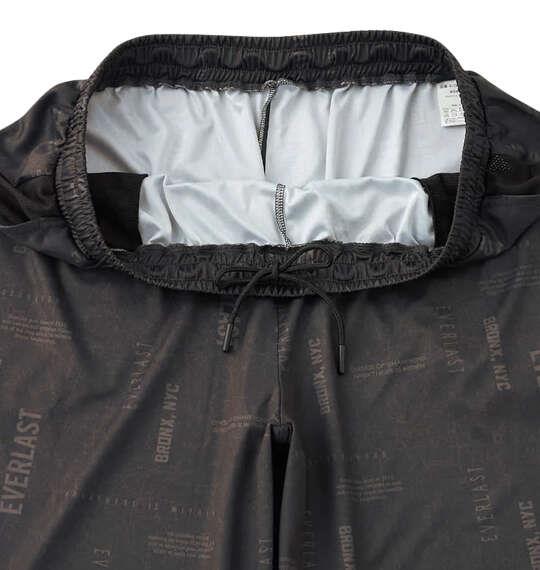 大きいサイズ メンズ EVERLAST 総柄プリント ハーフパンツ ブラック 1274-6500-2 3L 4L 5L 6L